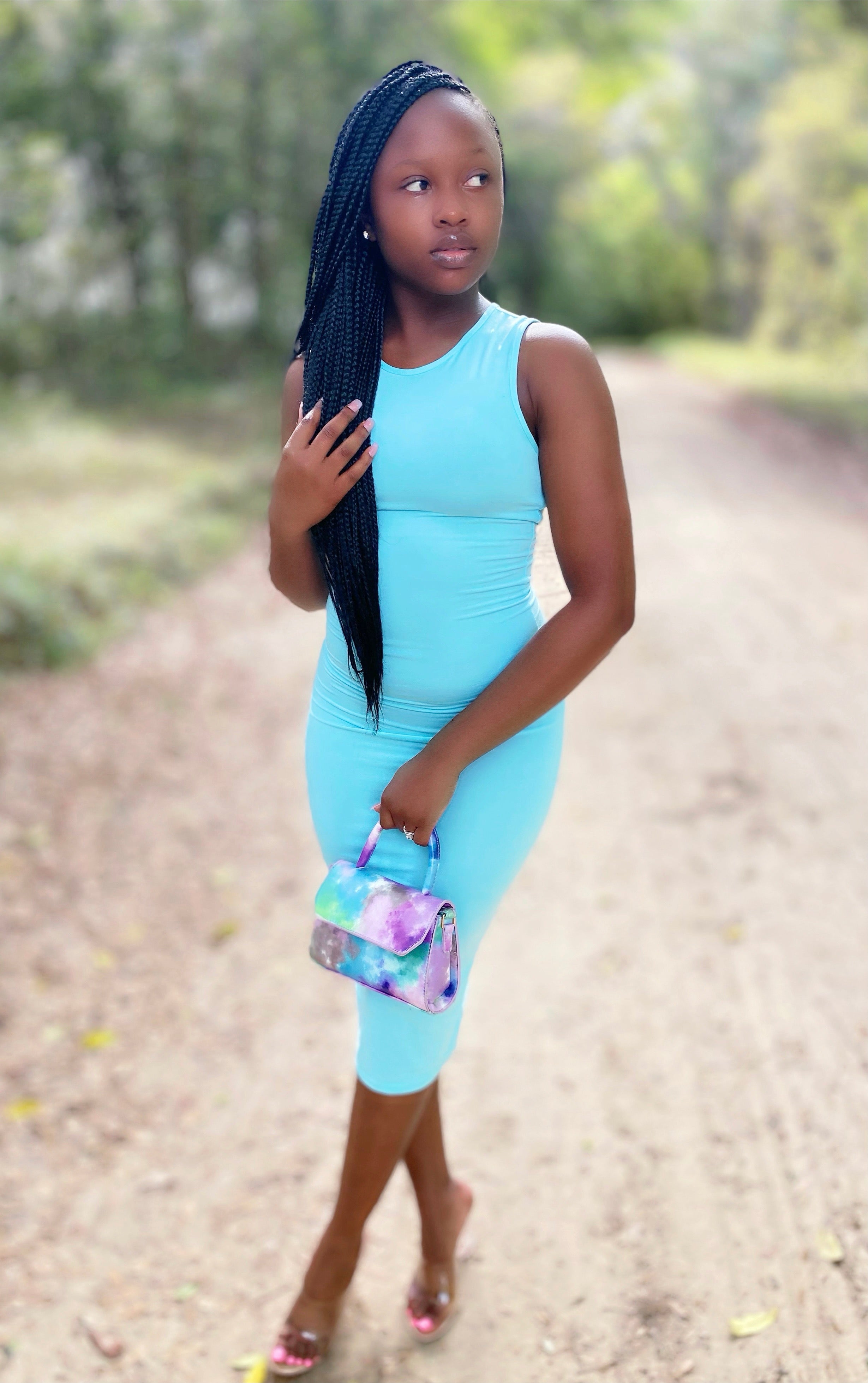 Sassy | Dress (Aqua)