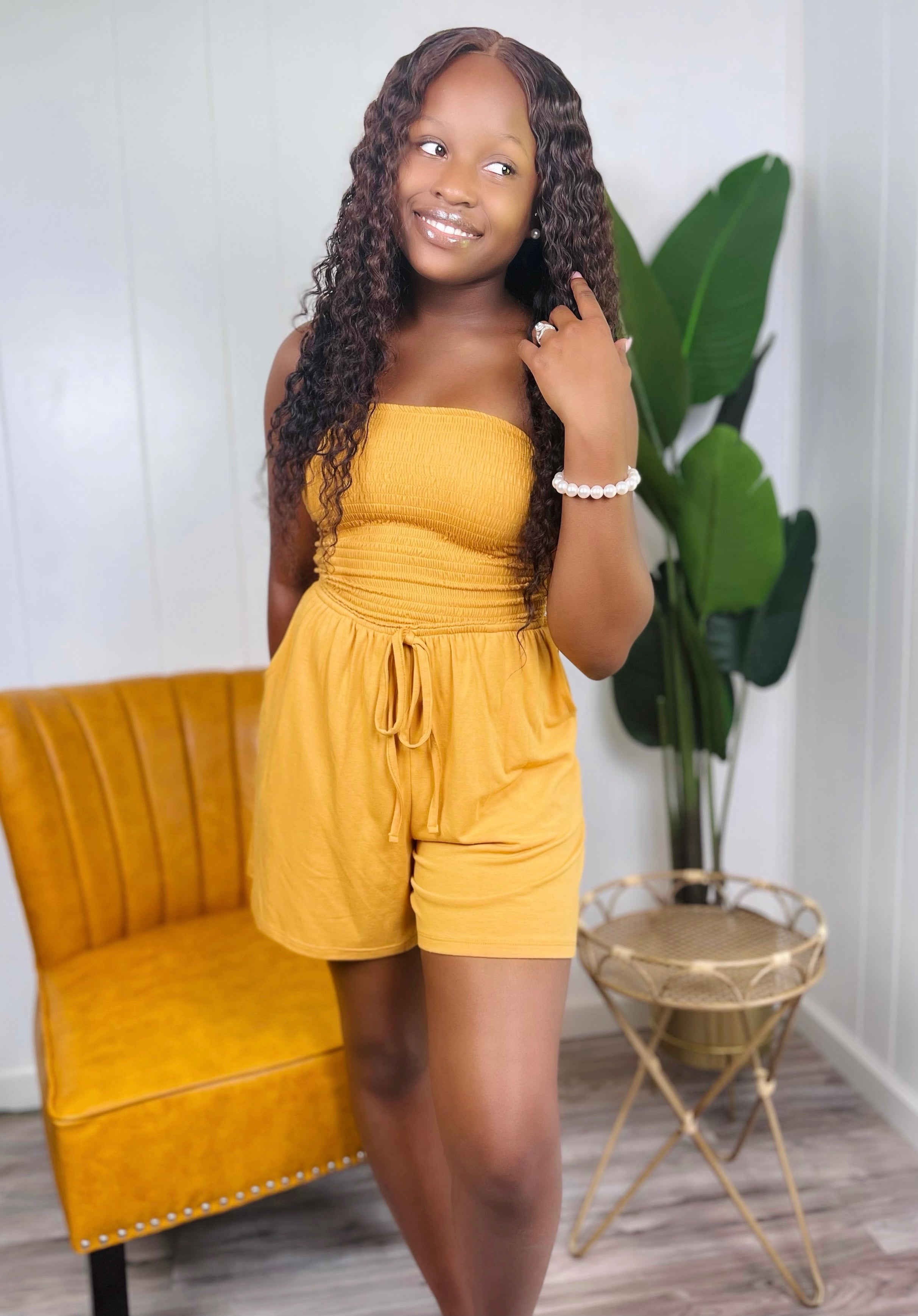 Adora | Romper (Golden)