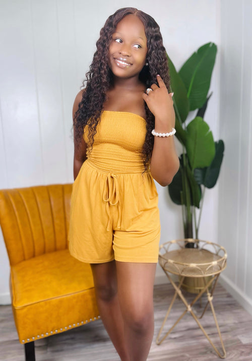 Adora | Romper (Golden)