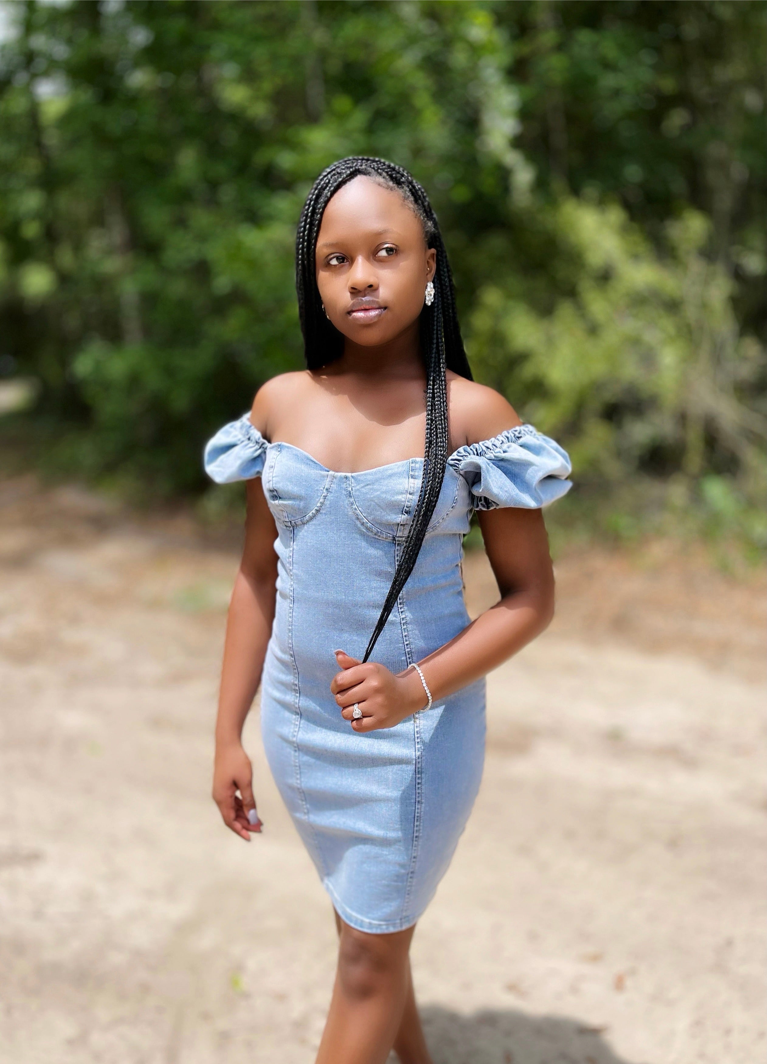 Diamond | Denim Dress