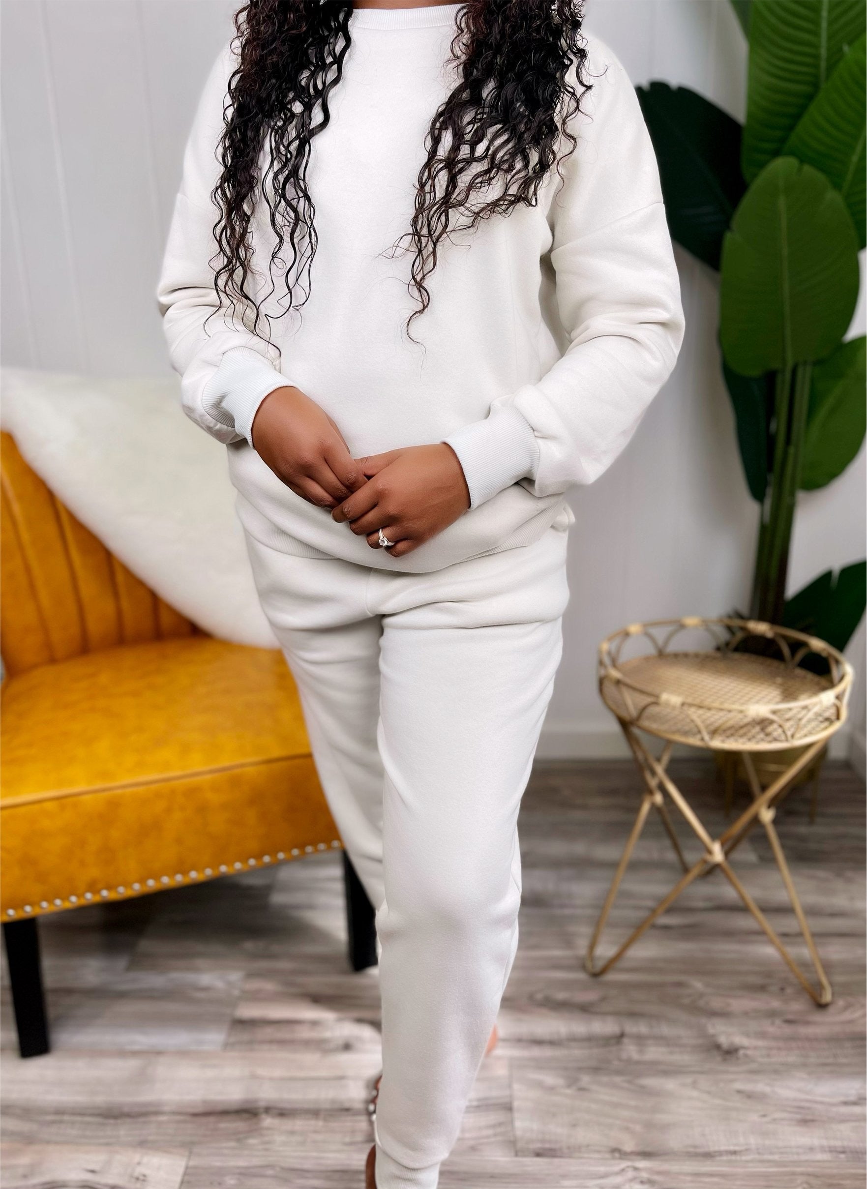 The Perfect Sweatsuit | (Bone)