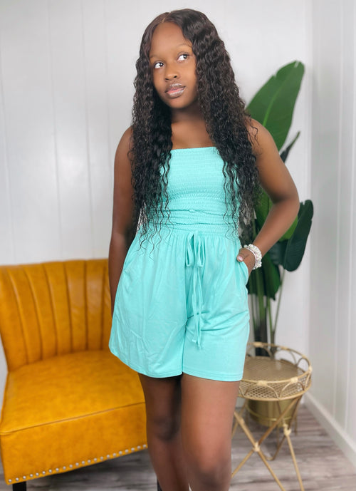 Adora | Romper (Mint)