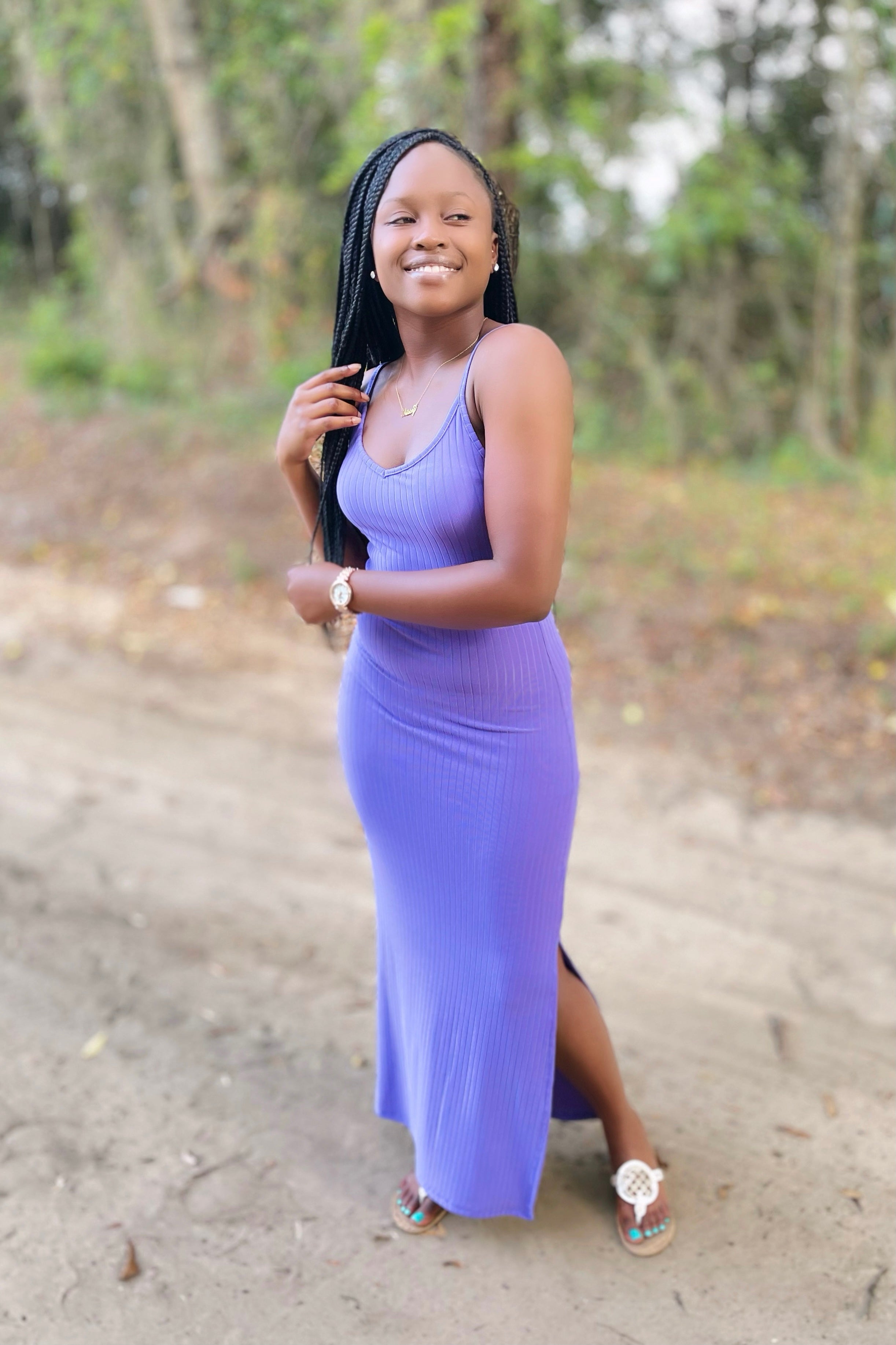 Prissy | Dress (Dusk Purple)