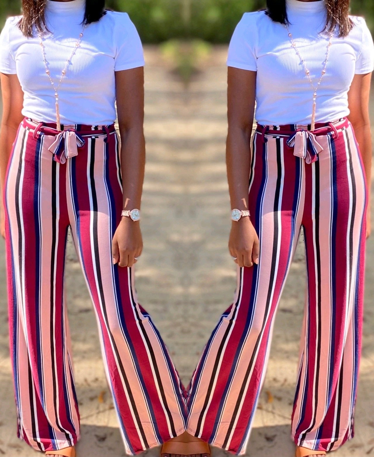 Palazzo | Pants (Wine)